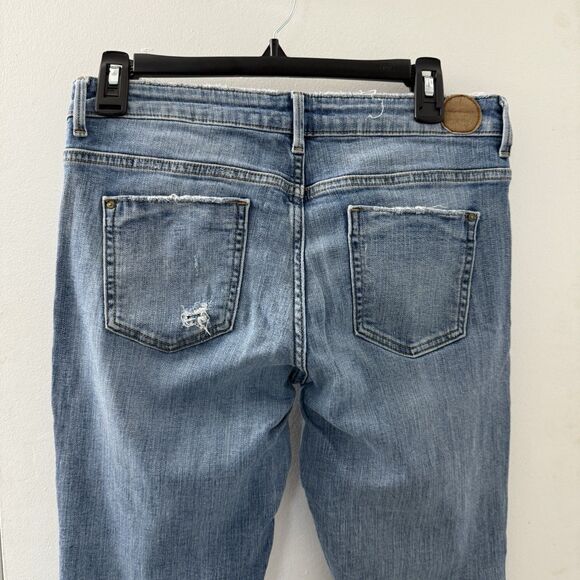 ZARA Basic Dept Z1975 Heritage Denim Distressed Skinny Jeans Size 6 Women's - Picture 7 of 7